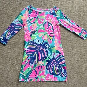 Lilly Pulitzer 3/4 Sleeve Sophie Short Dress Size Small
